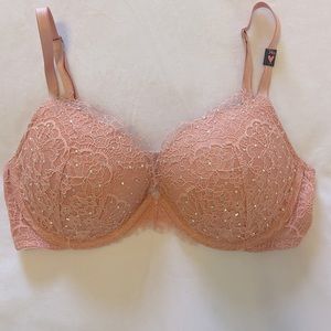 Victoria Secret Angels Bling Push-Up Bra with matching panties